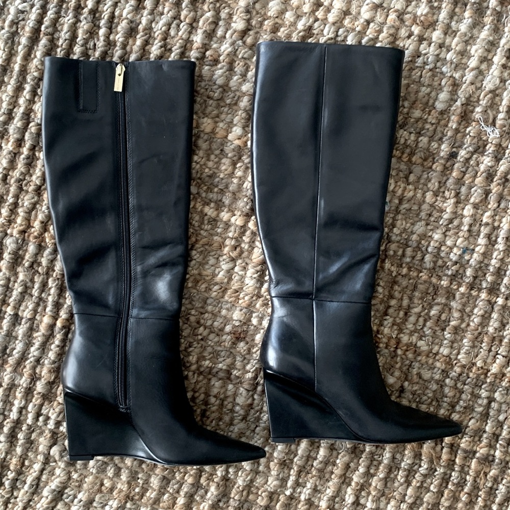 Vince Camuto leather boots - wedge heel
